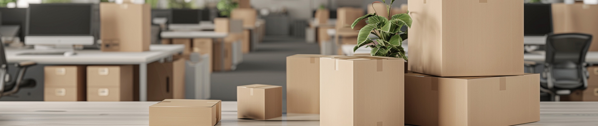 Een bedrijf gaat verhuizen naar een nieuw kantoor